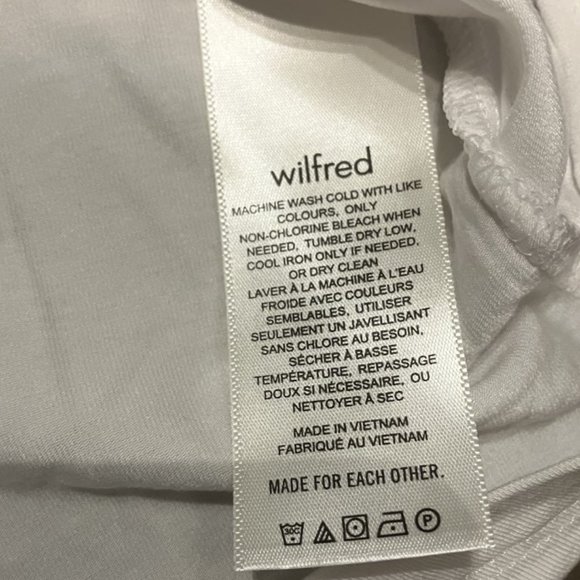 Wilfred Chablis White Scoop-neck t-shirt - NWT - Picture 8 of 8
